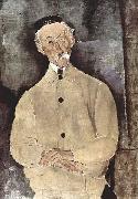 Amedeo Modigliani Portrat des Monsieur Lepoutre Spain oil painting artist